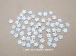 画像1: アンティーク 勿忘草の花びら ベルベット 60ピースのセット ベビーブルー 10mm (1)