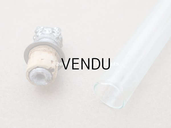 画像14: 1900年頃 アンティーク 王冠の栓付き 携帯用香水瓶 (14)