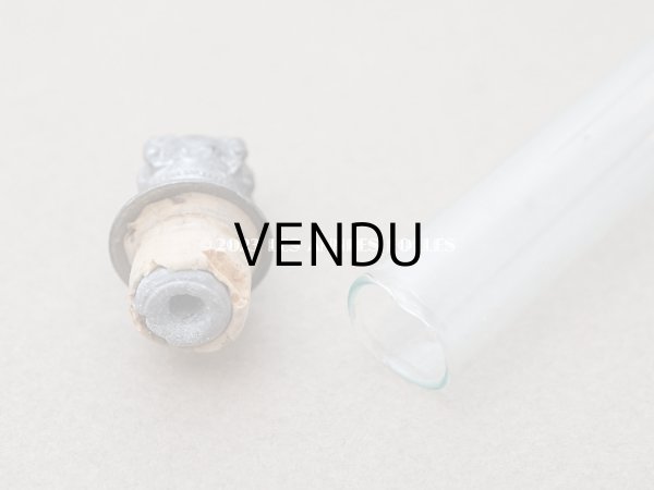 画像10: 1900年頃 アンティーク 王冠の栓付き 携帯用香水瓶 (10)