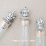 画像: 1900年頃 アンティーク 王冠の栓付き 携帯用香水瓶