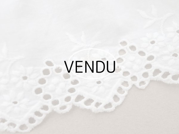 画像3: アンティーク カットワークレース　花刺繍 2.45m 6cm幅 (3)