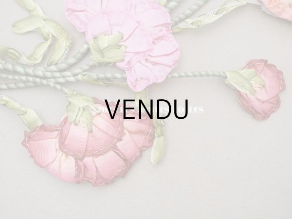 画像5: 未使用 1920年代 アンティーク 大きなロココモチーフ 22×32cm  (5)