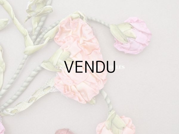 画像3: 未使用 1920年代 アンティーク 大きなロココモチーフ 22×32cm  (3)