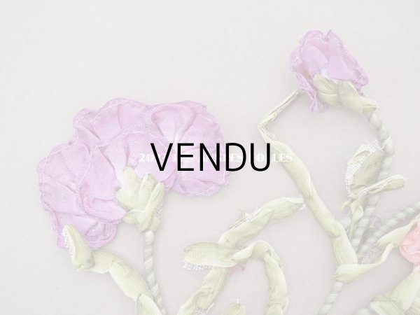 画像4: 未使用 1920年代 アンティーク 大きなロココモチーフ 22×32cm  (4)