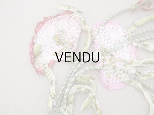 画像8: 未使用 1920年代 アンティーク 大きなロココモチーフ 22×32cm  (8)