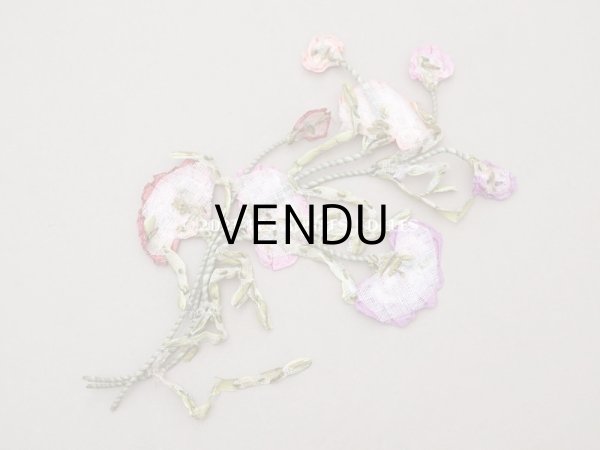 画像7: 未使用 1920年代 アンティーク 大きなロココモチーフ 22×32cm  (7)