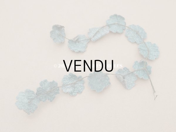 画像5: アンティーク ベルベットの布花 グレイ　 2.5cm (5)