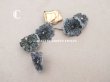 画像8: アンティーク ベルベットの布花 グレイ　 2.5cm (8)