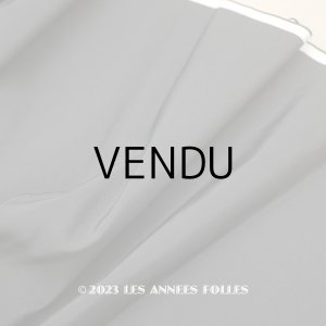 画像: アンティーク シルク製ファブリック　黒  幅59cm