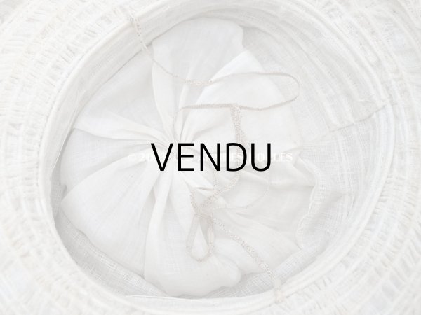 画像10: 1900年頃 アンティーク 小さな女の子用 帽子 ピーチピンクの薔薇のモチーフ&ヴァランシエンヌレース (10)