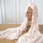 画像: アンティーク 婚約式　＆　結婚式のヘッドドレス　シルクオーガンジーのフリル
