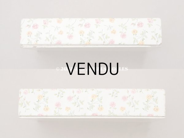 画像7: 【13周年セール対象外】アンティーク ピンクの薔薇模様のお菓子箱 チョコレートボックス CHOCOLAT DOMINIQUE BIARITZ (7)