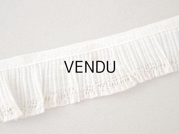 画像6: 【13周年セール対象外】アンティーク プリーツリボン ピンクパープルの縁取り 幅2.8cm (6)