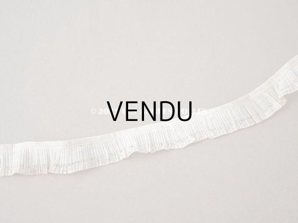 画像5: 【13周年セール対象外】アンティーク プリーツリボン ピンクパープルの縁取り 幅2.8cm (5)