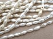 画像4: アンティーク スフレビーズ シルバー カット入り 3×5mm 約660ピースのセット 吹きガラス製ビーズ  (4)