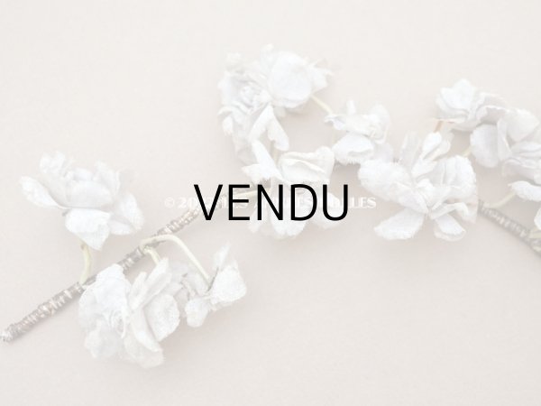 画像11: 【13周年セール対象外】1900年頃 アンティーク 菫の布花のヘッドドレス パルマ菫 (11)