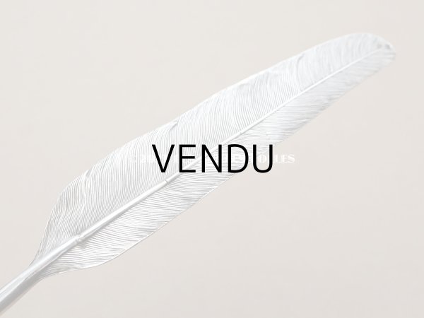 画像5: 【13周年セール対象外】1900年代 アンティーク シルバー製 羽のペン軸  (5)