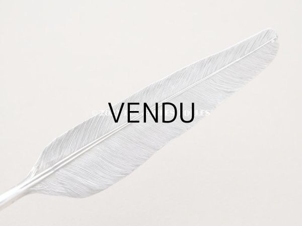 画像4: 【13周年セール対象外】1900年代 アンティーク シルバー製 羽のペン軸  (4)