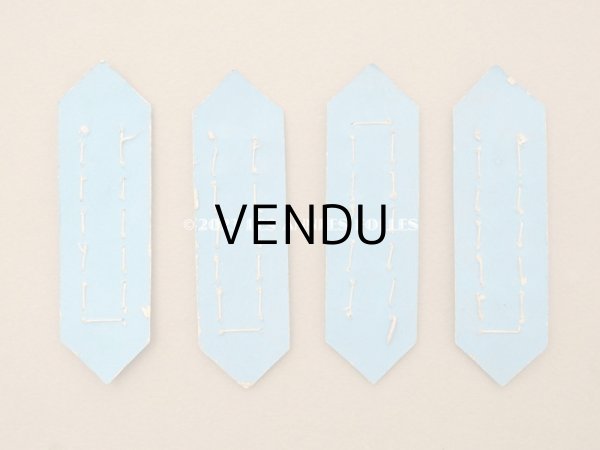 画像3: アンティーク マザーオブパール製 極小 ボタン 6mm 12ピース シェルボタン パウダーブルー (3)