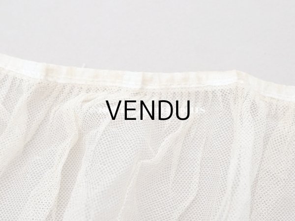 画像6: 【13周年セール対象外】アンティーク フリルレース　花模様  9.4cm幅  72cm  ライトベージュ  (6)