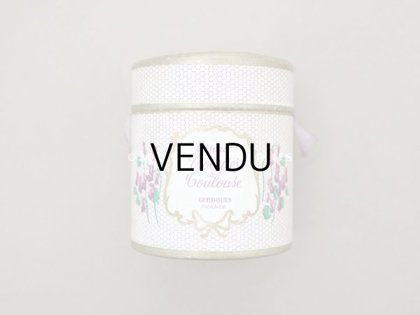 画像5: 【13周年セール対象外】アンティーク 菫の小さなパフュームボックス＆ボトル 薄紫の香水入り　ESSENCE VIOLETTES DE TOULOUSE - BERDOUES FRANCE - (5)