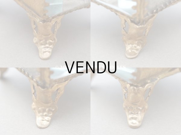 画像8: アンティーク 懐中時計 & ジュエリーボックス パウダーピンクのシルク製クッション (8)