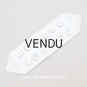 画像: 1900年 アンティーク マザーオブパール製 極小 ボタン 6mm 12ピース シェルボタン スノーパープル