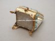 画像6: アンティーク 懐中時計 & ジュエリーボックス パウダーピンクのシルク製クッション (6)