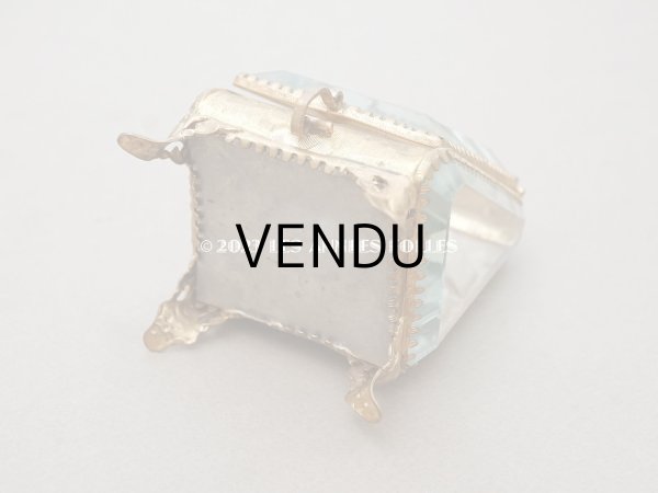 画像6: アンティーク 懐中時計 & ジュエリーボックス パウダーピンクのシルク製クッション (6)