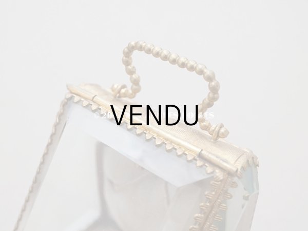 画像7: アンティーク 懐中時計 & ジュエリーボックス パウダーピンクのシルク製クッション (7)