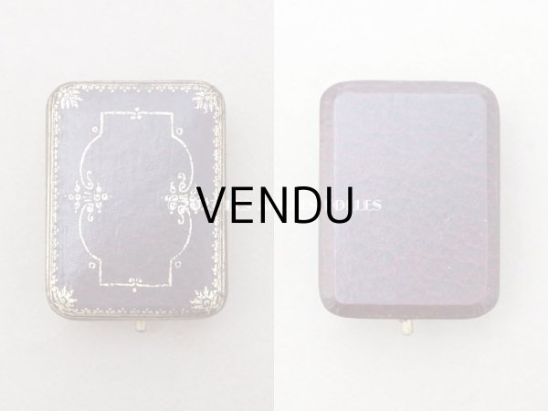 画像3: アンティーク 金彩入り　ジュエリーボックス　ダークブラウン (3)