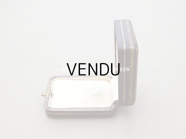 画像7: アンティーク 金彩入り　ジュエリーボックス　ダークブラウン (7)