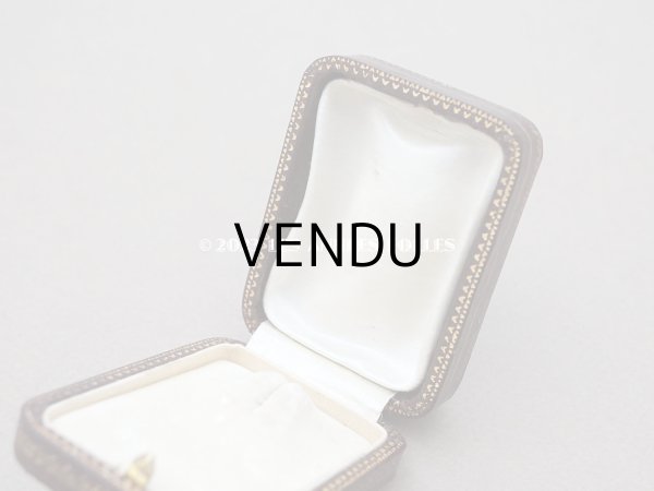 画像8: アンティーク 金彩入り　ジュエリーボックス　ダークブラウン (8)