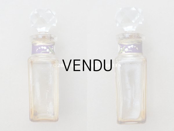 画像7: アンティーク  鈴蘭のパフュームボトル クリスタル製 IRRESISTIBLE MUGUET  - VIVILLE PARIS -  (7)