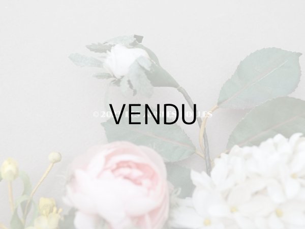 画像15: 19世紀 新品同様 アンティーク 薔薇＆ライラック＆勿忘草＆白詰草の布花　グローブ・ド・マリエのブーケ  (15)