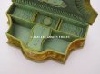 画像15: 19世紀末 アンティーク 　ベルベット製　大きなジュエリーボックス＆裁縫箱 カーキ (15)