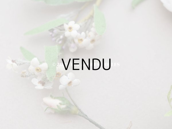 画像5: 19世紀末 アンティーク ドール用  ティアラ ピンクの薔薇の花冠 (5)