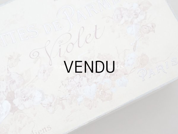 画像6: 19世紀末 アンティーク 菫のソープーボックス SAVON AUX VIOLETTES DE PARME - VIOLET PARIS - (6)