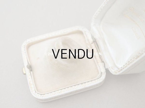 画像9: アンティーク リング用 ジュエリーボックス　金彩入り オフホワイト (9)