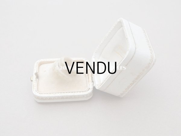 画像8: アンティーク リング用 ジュエリーボックス　金彩入り オフホワイト (8)