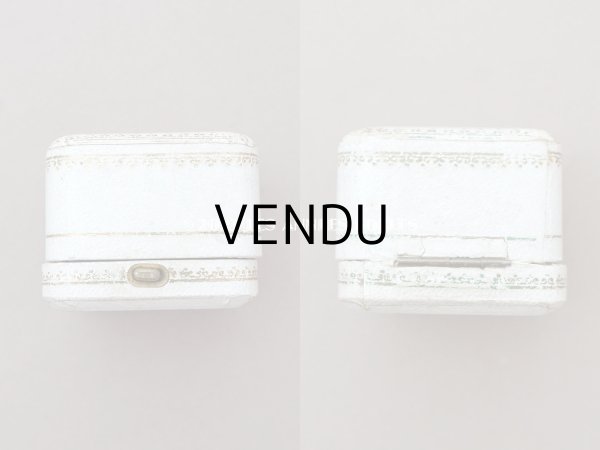 画像5: アンティーク リング用 ジュエリーボックス　金彩入り オフホワイト (5)