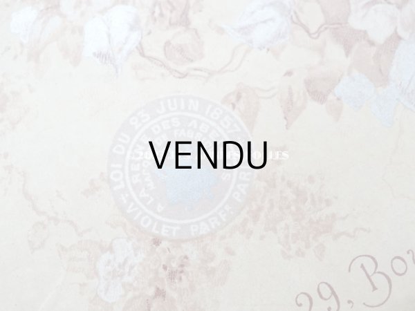 画像5: 19世紀末 アンティーク 菫のソープーボックス SAVON AUX VIOLETTES DE PARME - VIOLET PARIS - (5)