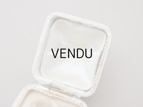 画像12: アンティーク リング用 ジュエリーボックス　金彩入り オフホワイト (12)