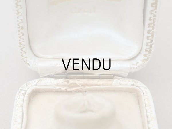 画像11: アンティーク リング用 ジュエリーボックス　金彩入り オフホワイト (11)