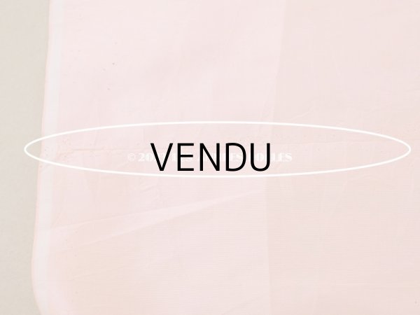 画像4: アンティーク ファブリック ピンクのシルク地 18×52cm (4)