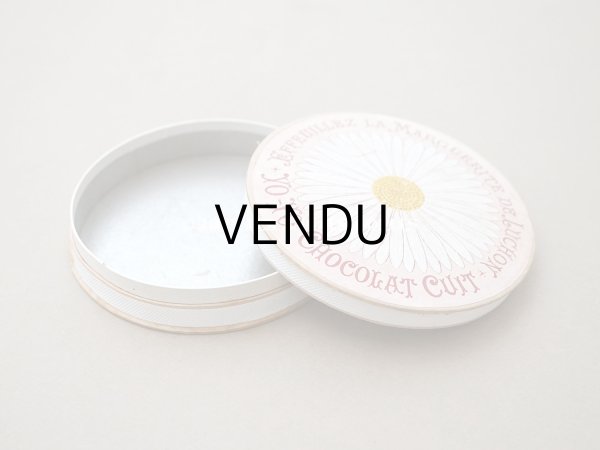 画像7: アンティーク マーガレットのチョコレートボックス お菓子箱 EFFEUILLEZ LA MARGUERITE DE LUCHON  - YO-YO CHOCOLAT CUIT - (7)