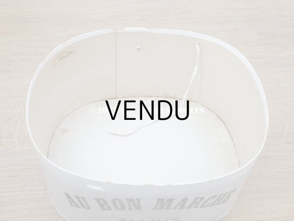 画像12: 19世紀末 アンティーク　ハットボックス　- AU BON MARCHE - (12)