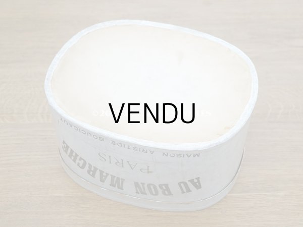 画像8: 19世紀末 アンティーク　ハットボックス　- AU BON MARCHE - (8)