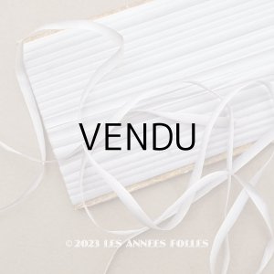 画像: アンティーク  リボン刺繍 & ロココトリム用 シルク製 リボン 5m 極細3mm幅 グレイッシュパープル
