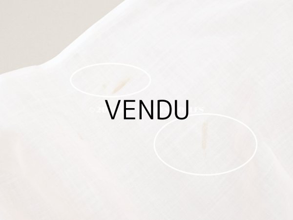 画像5: アンティーク  コットン製ファブリック ベビーピンク　150×110cm (5)